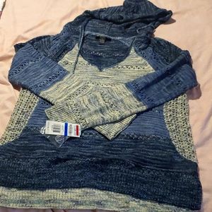 INC hooded sweater
